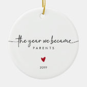 Het Jaar Dat We Ouders Werden Ornament (Voorkant)