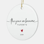 Het Jaar Dat We Ouders Werden Ornament (Links)