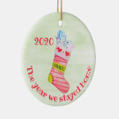 Het Jaar dat we startpunt 2020 hebben gezet Keramisch Ornament (Rechts)