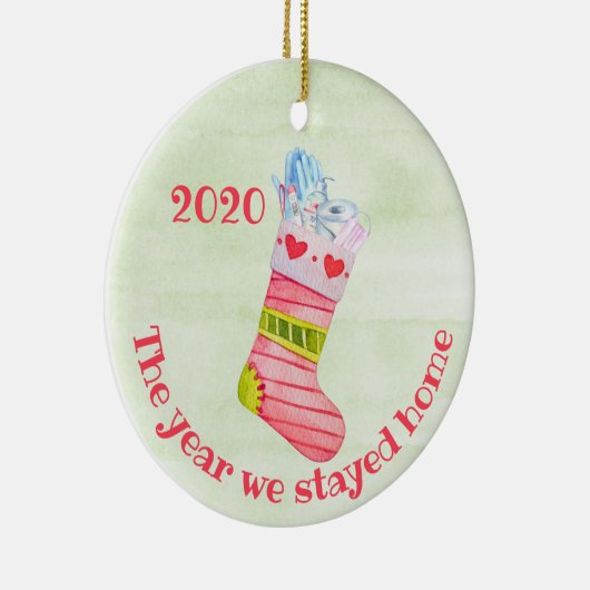 Het Jaar dat we startpunt 2020 hebben gezet Keramisch Ornament (Rechts)