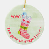 Het Jaar dat we startpunt 2020 hebben gezet Keramisch Ornament (Voorkant)