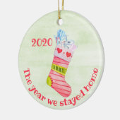 Het Jaar dat we startpunt 2020 hebben gezet Keramisch Ornament (Links)