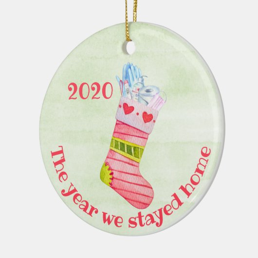 Het Jaar dat we startpunt 2020 hebben gezet Keramisch Ornament (Links)