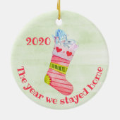 Het Jaar dat we startpunt 2020 hebben gezet Keramisch Ornament (Achterkant)