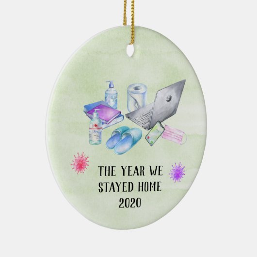 Het Jaar dat we startpunt 2020 hebben gezet Keramisch Ornament (Rechts)