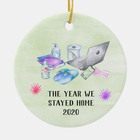 Het Jaar dat we startpunt 2020 hebben gezet Keramisch Ornament (Voorkant)
