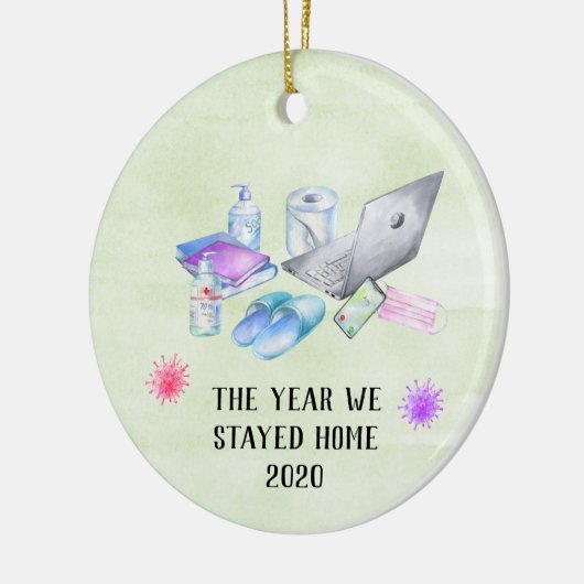 Het Jaar dat we startpunt 2020 hebben gezet Keramisch Ornament (Links)