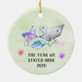 Het Jaar dat we startpunt 2020 hebben gezet Keramisch Ornament (Achterkant)