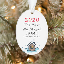 Het jaar dat we thuisbleven 2020 Quarantine Ornament