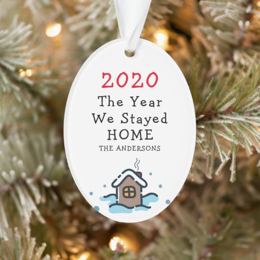 Het jaar dat we thuisbleven 2020 Quarantine Ornament (Boom)