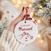 Het Jaar Dat We Trouwden Kerst Ornament