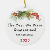 Het jaar dat we werden geclassificeerd, 2020 famil keramisch ornament (Voorkant)