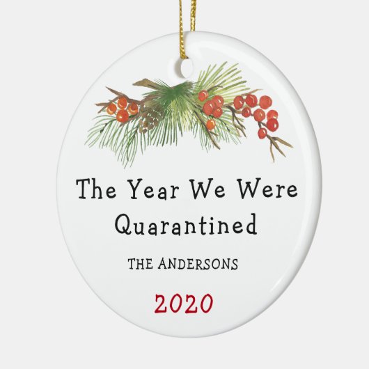 Het jaar dat we werden geclassificeerd, 2020 famil keramisch ornament (Links)