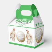 Het jaar erop, golf verder! 1e verjaardag bedankdoosjes (Achterkant)