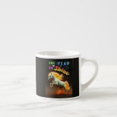 Het jaar om te schijnen espresso kop (Rechts)