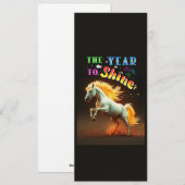 Het jaar om te schitteren feestdagenkaart (Voorkant / Achterkant)