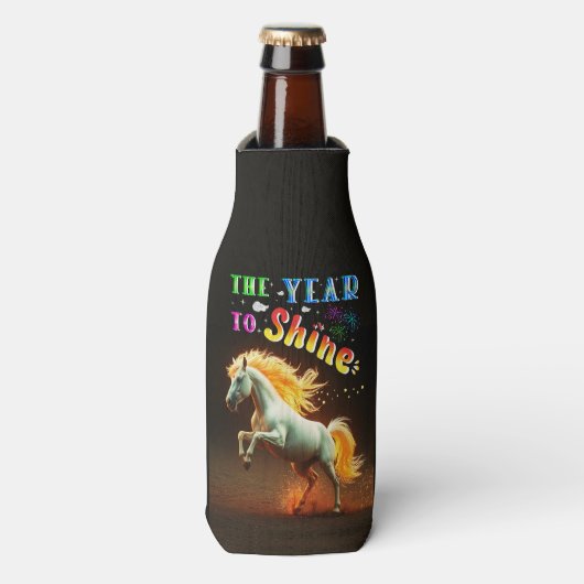 Het Jaar Om Te Schitteren Flesjeskoeler (Fles Voorkant)