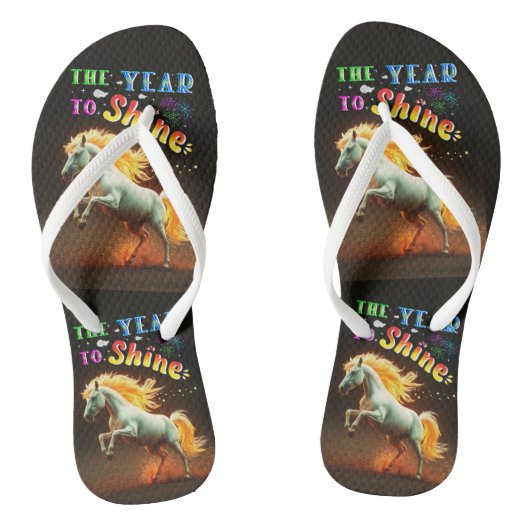 Het Jaar Om Te Schitteren Teenslippers (Voetbed)