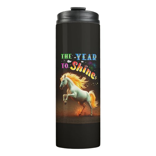 Het Jaar Om Te Schitteren Thermosbeker (Voorkant)