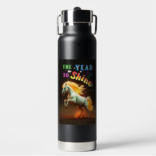 Het Jaar Om Te Schitteren Waterfles (Voorkant)