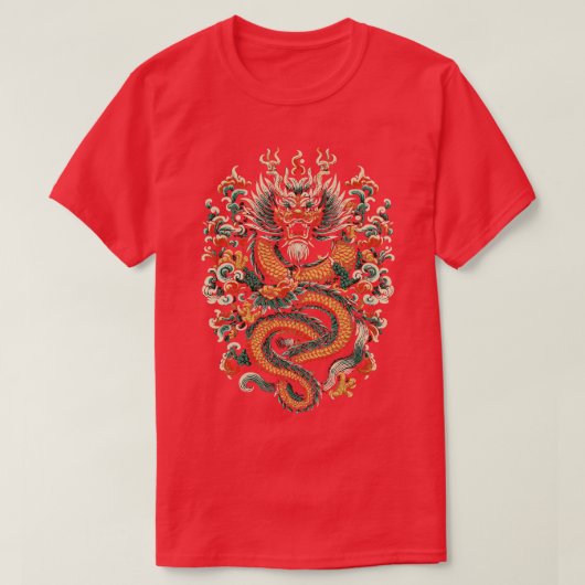 Het jaar van de draak t-shirt (Design voorkant)