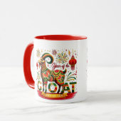 Het jaar van de geit Mok (Voorkant links)