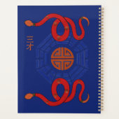 Het jaar van de houten slang planner (Achterkant)