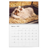 Het jaar van de konijnenkalender kalender (Feb 2027)