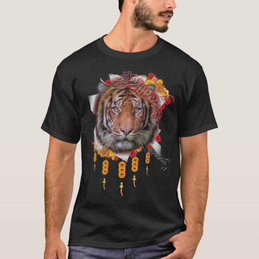 Het Jaar van de Tiger T-Shirt (Voorkant)
