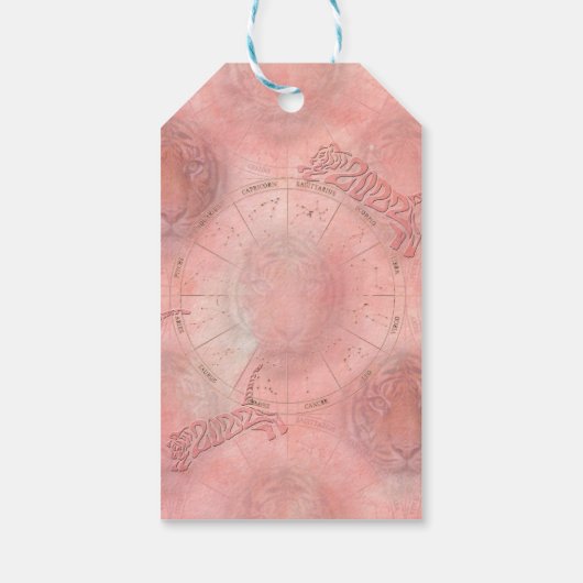 het Jaar van de Tijger Cadeaulabel (Achterkant)