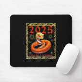 Het jaar van de Trump Snake 2025 Muismat (Met muis)