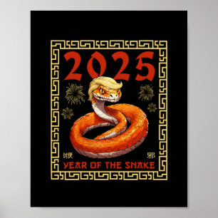 Het jaar van de Trump Snake 2025 Poster