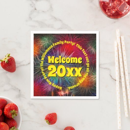 Het Jaar van de verandering geeft Tekst uit voegt  Servet (Insitu)