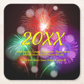 Het Jaar van de verandering, voegt om het even wel Kartonnen Onderzetters (Voorkant)