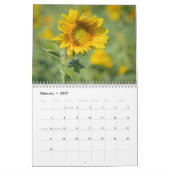 Het jaar van de zonnebloem kalender (Feb 2027)