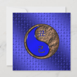 Het jaar van het Earth Ox Flat Wenskaart Kaart