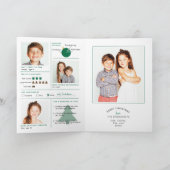 Het Jaar van het Jaarverslag in de Kerstkaart van Feestdagen Kaart (Binnen)