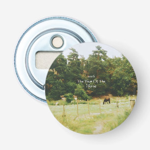 Het Jaar Van Het Paard, 2026,  Button Flesopener