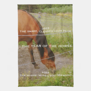 Het jaar van het Paard, 2026 citaat  Theedoek