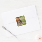 Het jaar van het Paard, 2026 citaat Vierkante Sticker (Envelop)