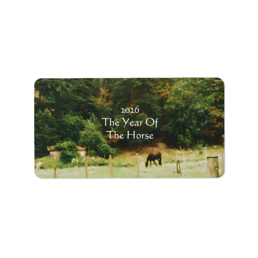 Het Jaar Van Het Paard, 2026, Etiket (Voorkant)