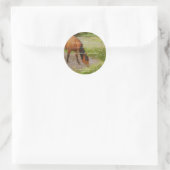 Het jaar van het Paard, 2026 quote  Ronde Sticker (Tas)