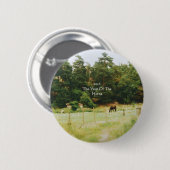 Het Jaar Van Het Paard, 2026, Ronde Button 5,7 Cm (Voorkant /achterkant)