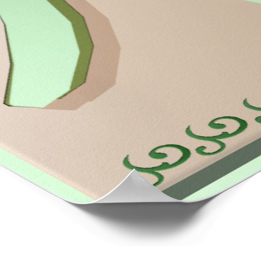 Het jaar van het Poster van konijnen (Hoek)