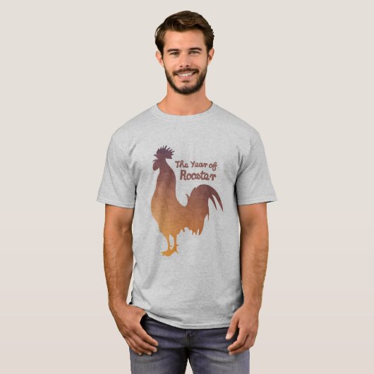 Het Jaar van het Rooster T-shirt (Voorkant volledig)