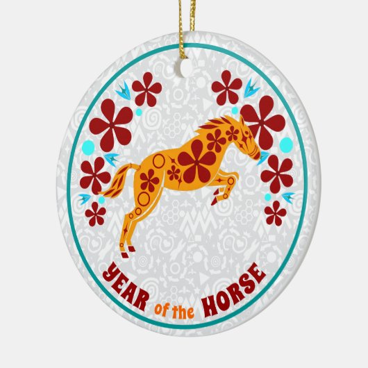 Het jaar van het Snake Ceramic Ornament (Links)