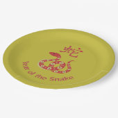 Het jaar van het Snake Design Paper Bord (Gekanteld)