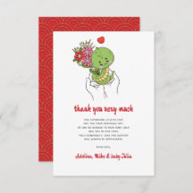 Het jaar van het Snake Red Baby shower