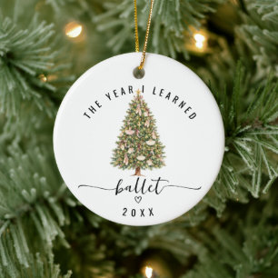 Het jaar waarin ik ballet leerde Foto-aandenken du Keramisch Ornament