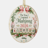 Het jaar waarin ik Mahjong leerde - ornament cadea (Rechts)